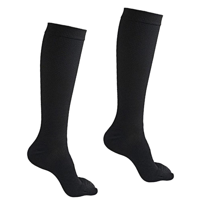 Crofta Women Compression Knee High Sock for Athletic Running Flight Travel S M