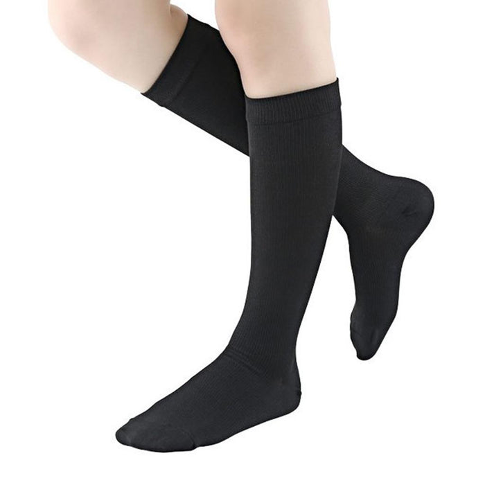 Crofta Women Compression Knee High Sock for Athletic Running Flight Travel S M