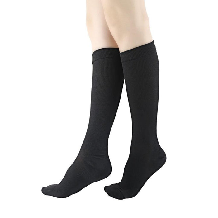 Crofta Women Compression Knee High Sock for Athletic Running Flight Travel S M