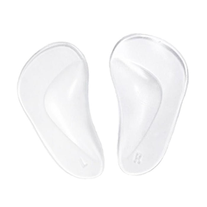 Crofta 1 Pair Silicone Arch Support Insoles Orthotic Insoles Cushion Insert L Clear