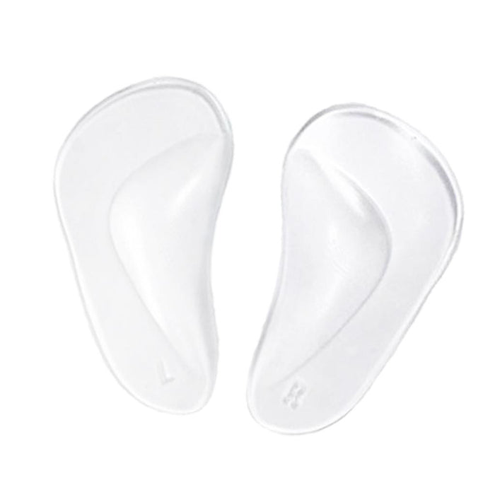 Crofta 1 Pair Silicone Arch Support Insoles Orthotic Insoles Cushion Insert L Clear