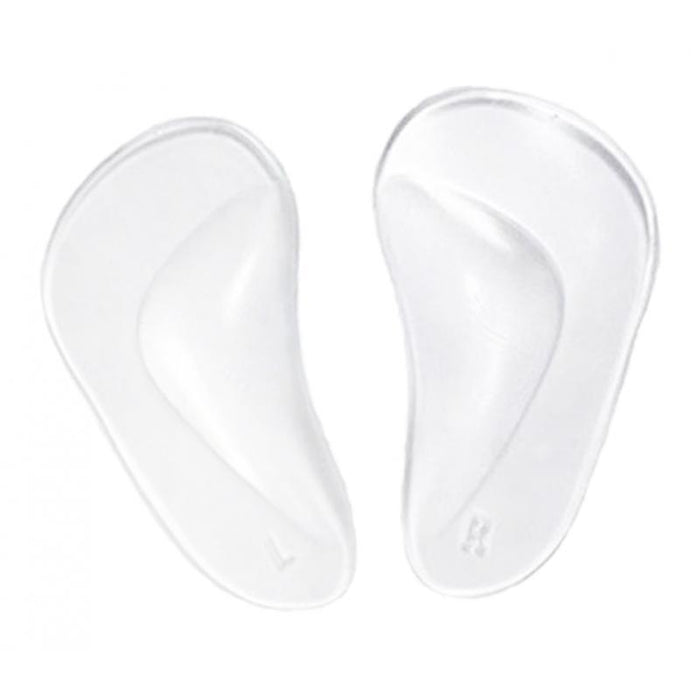 Crofta 1 Pair Silicone Arch Support Insoles Orthotic Insoles Cushion Insert L Clear