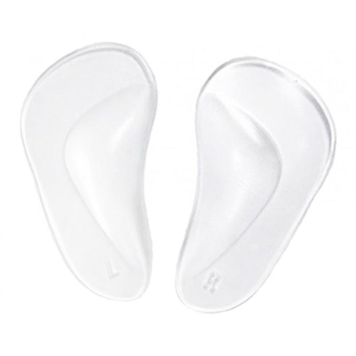 Crofta 1 Pair Silicone Arch Support Insoles Orthotic Insoles Cushion Insert L Clear