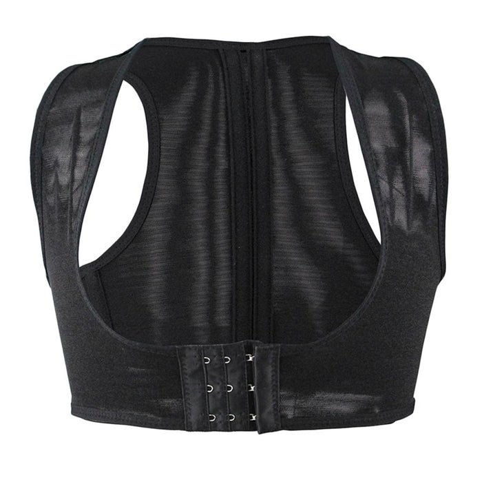 Crofta Women Chest Brace Adjustable Shoulder Back Posture Corrector Support Belt XL