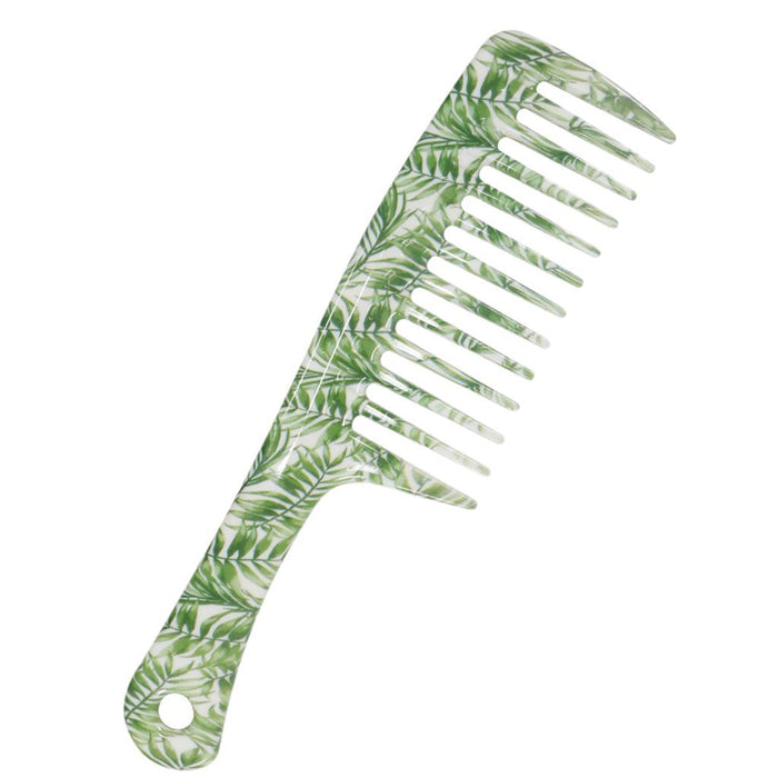 Crofta 1Pcs Hairdressing Comb Anti-static Handle Wide Tooth Hair Comb Detangling 01