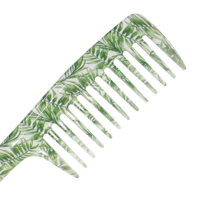 Crofta 1Pcs Hairdressing Comb Anti-static Handle Wide Tooth Hair Comb Detangling 01