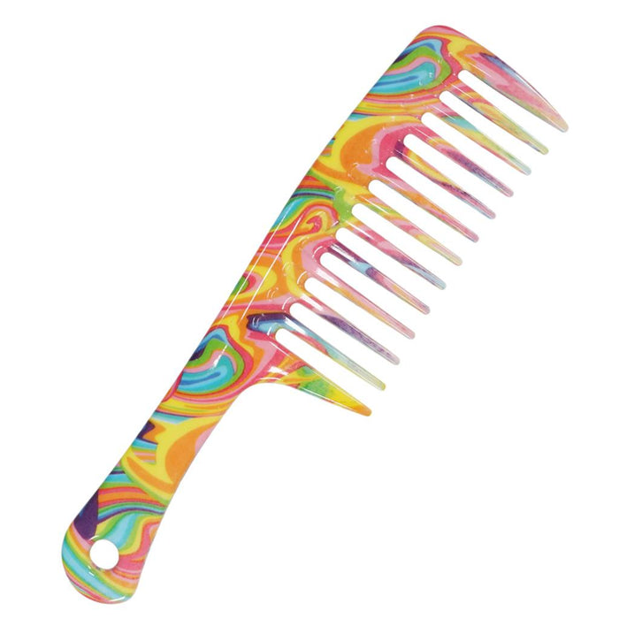 Crofta 1Pcs Hairdressing Comb Anti-static Handle Wide Tooth Hair Comb Detangling 02