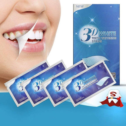 Crofta 14 Pcs Teeth Whitening Strips Home Teeth Bleaching Intensive Stains Remover