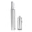 Crofta Reusable Stainless Steel Metal Straw Portable Telescopic Straw Set Silver