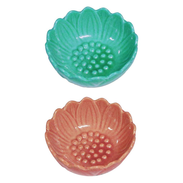 Crofta 2 Pcs Replacement Ceramic Dish for Lamp Wax Tart Oil Warmer Round 3.7"  Blue