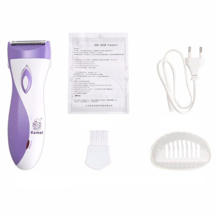 Crofta Women's Electric Shaver Razors Bikini Trimmer Clippers Rechargeable  Purple