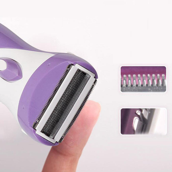 Crofta Women's Electric Shaver Razors Bikini Trimmer Clippers Rechargeable  Purple