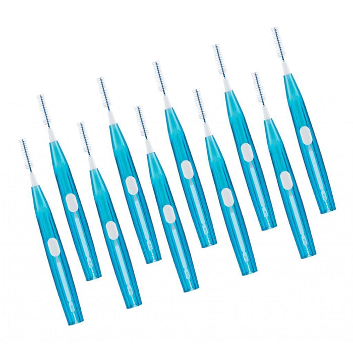 Crofta 10Pcs Push-Pull Interdental Brush Toothpick Floss Teeth Cleaner Oral Care