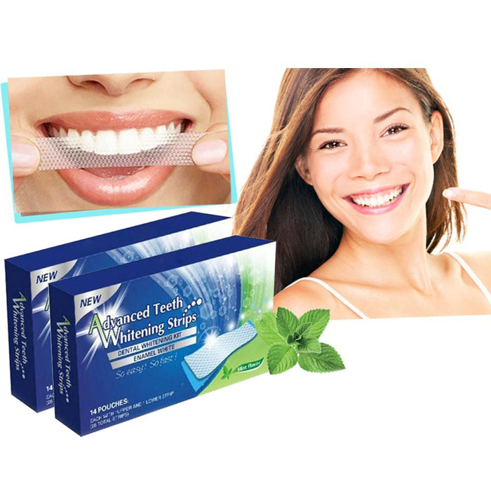 Crofta 14x Professional Teeth Whitening Strip Instant Tooth Bleaching Stain Remover