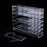 Crofta Clear Cosmetic Organizer Acrylic Makeup Drawers Jewelry Holder Case Storage