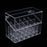 Crofta Acrylic Lipstick Organizer Dustproof Lipgloss Case Makeup Storage 18 Spaces