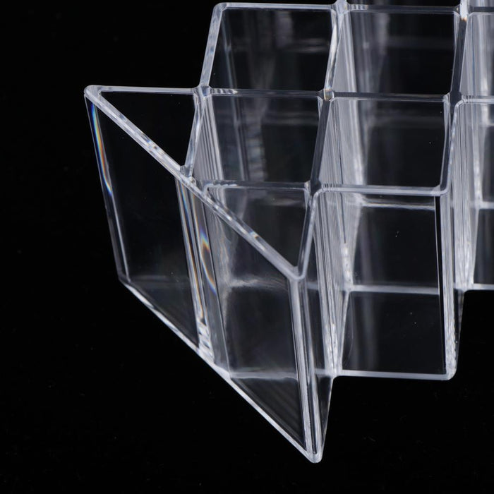 Crofta 16 Grid Acrylic Multi-cell Transparent Lipstick Rack Storage Box