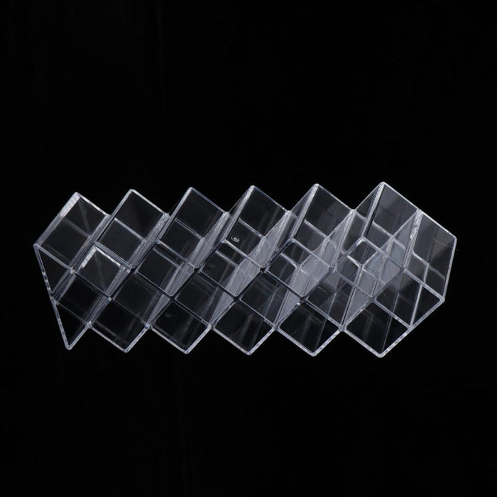 Crofta 16 Grid Acrylic Multi-cell Transparent Lipstick Rack Storage Box