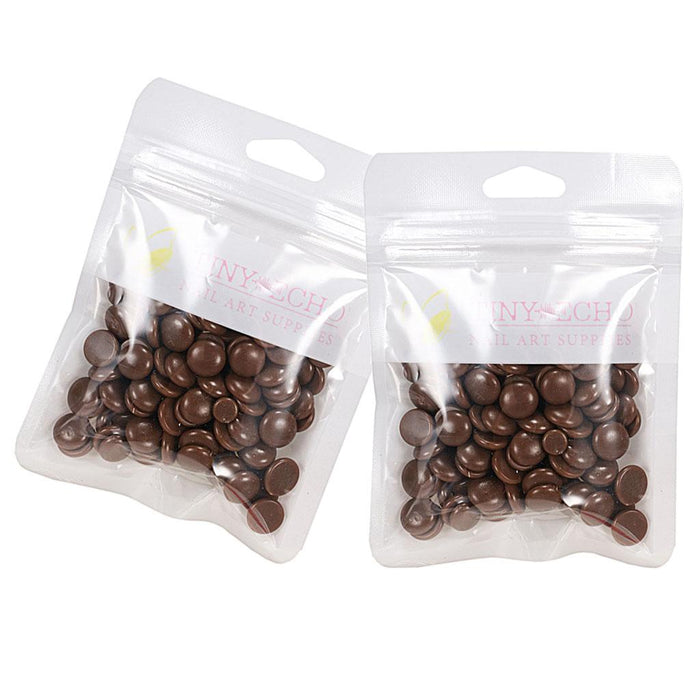 Crofta 2 Pcs Depilatory Hard Wax Beads for Bikini Painless Hair Removal Coffee