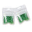 Crofta 2 Pcs Depilatory Hard Wax Beads for Bikini Painless Hair Removal Dark Green