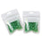 Crofta 2 Pcs Depilatory Hard Wax Beads for Bikini Painless Hair Removal Dark Green