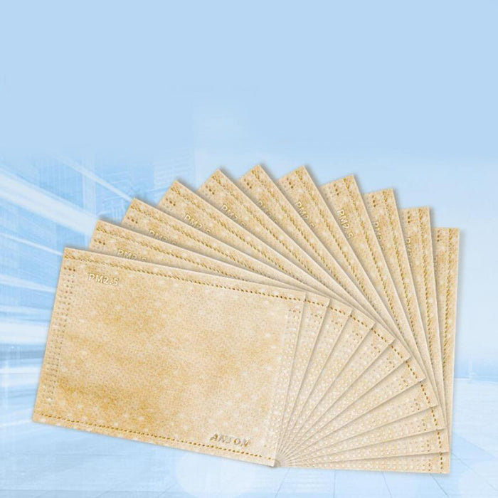 Crofta 10 Pieces Disposable Mask Non-woven Mat Pad Reusable Cushion