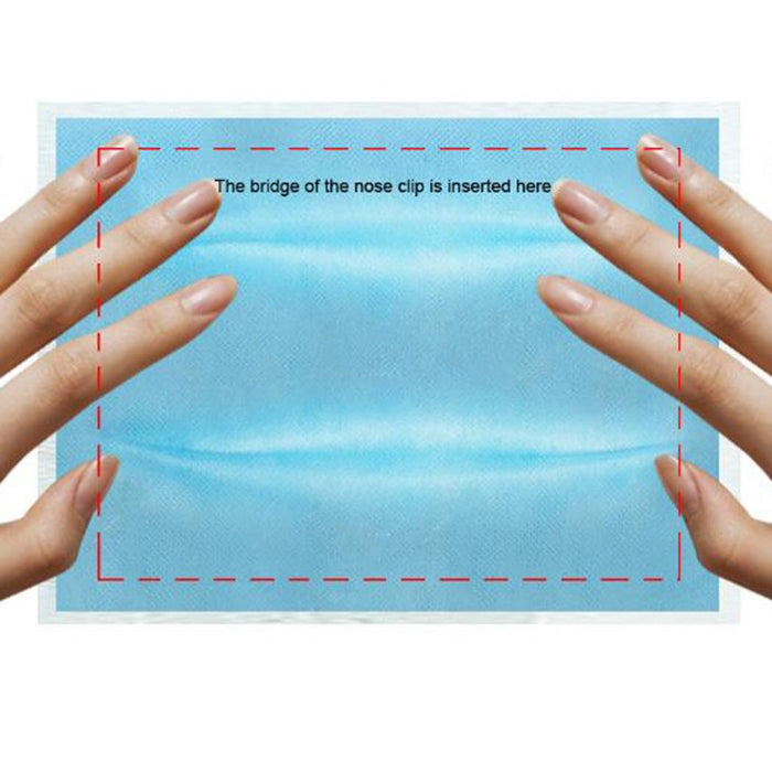 Crofta 3-Layer Meltblown Non Woven Fabric Cloth for Disposable Mask Making Kit Tool