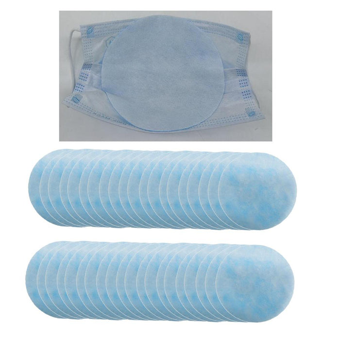 Crofta 1 pack Universal 3-Layer Mask Replacement Mat Safe Masks Gasket 40 pieces