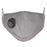 Crofta Reusable Respirator Mouth Face Mask Cover w/ Valve Anti Dust Haze Gray