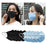 Crofta 10pcs Disposable Face Mask 3 Layers  5PCS Blue +5PCS Black