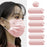 Crofta 50 Pieces Adults Disposable Anti-Haze Face Mouth Mask Dustproof Pink