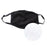 Crofta Antidust Adult Mouth Cover for Outdoor Activities Mask without Valve+Insert Pad