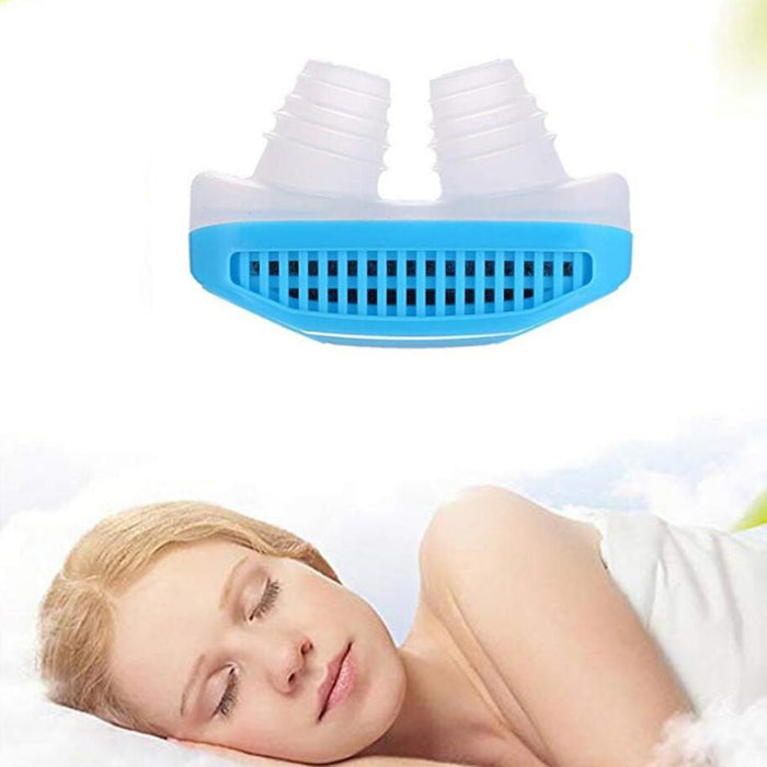 Crofta Anti Snore Stop Snoring Nose Clip Sleeping Aid Apnea Guard Blue