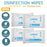 Crofta 2 Bags Alcohol Wet Wipe Pad Tissue Disinfection Wiper Sheet  75% Alcohol