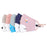 Crofta Kid Winter Thickened Face Mask Anti-Dust Mouth Mask Washable Pink Penguin