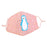 Crofta Kid Winter Thickened Face Mask Anti-Dust Mouth Mask Washable Pink Penguin