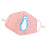 Crofta Kid Winter Thickened Face Mask Anti-Dust Mouth Mask Washable Pink Penguin