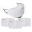 Crofta Unisex Adults Reusable Mask Anti-dust PM 2.5 Haze Filter Cover White