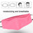 Crofta Unisex Adults Reusable Mask Anti-dust PM 2.5 Haze Filter Cover Pink