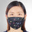 Crofta Unisex Adults Reusable Mask Anti-dust PM 2.5 Haze Filter Cover Black Dots