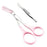 Crofta 10pcs/set Eyebrow Tools Tweezers Scissors Razor Eyelash Curler Set Kit