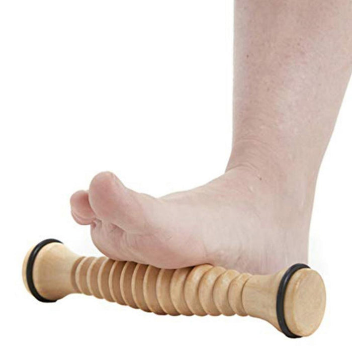 Crofta Wooden Foot Roller Massager for Plantar Fasciitis Stress Relief Relaxation