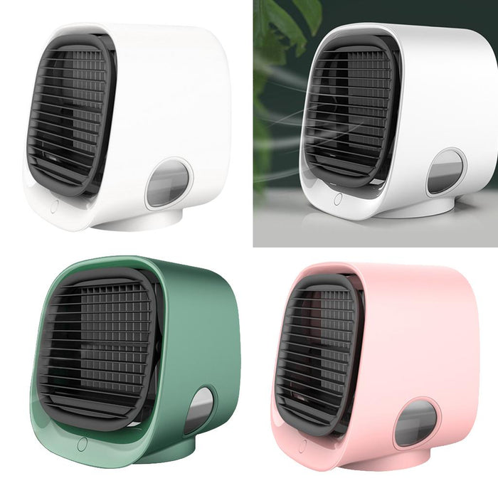 Crofta Portable Air Cooler Fan Desktop Cooling Air Conditioner Humidifier  Green