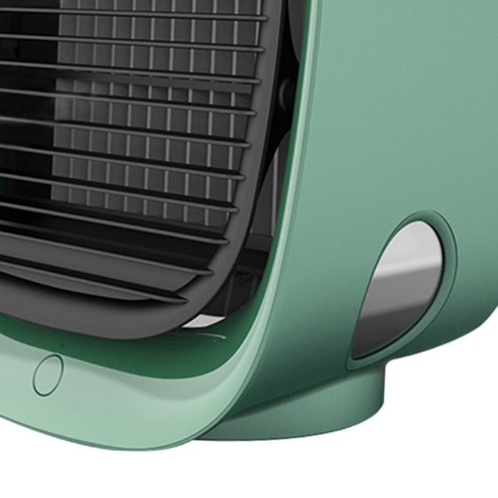 Crofta Portable Air Cooler Fan Desktop Cooling Air Conditioner Humidifier  Green