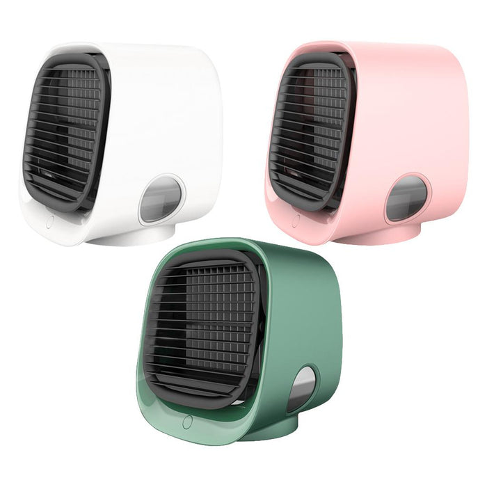 Crofta Portable Air Cooler Fan Desktop Cooling Air Conditioner Humidifier  Green