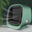 Crofta Portable Air Cooler Fan Desktop Cooling Air Conditioner Humidifier  Green