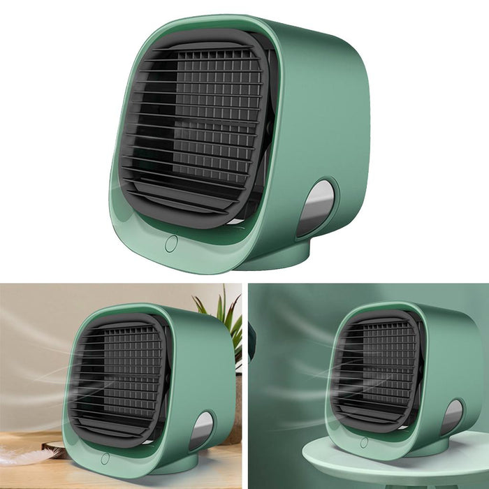 Crofta Portable Air Cooler Fan Desktop Cooling Air Conditioner Humidifier  Green