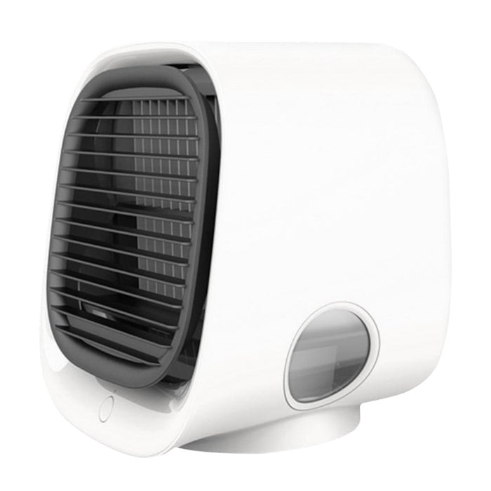 Crofta Portable Air Cooler Fan Desktop Cooling Air Conditioner Humidifier  White