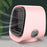 Crofta Portable Air Cooler Fan Desktop Cooling Air Conditioner Humidifier  Pink