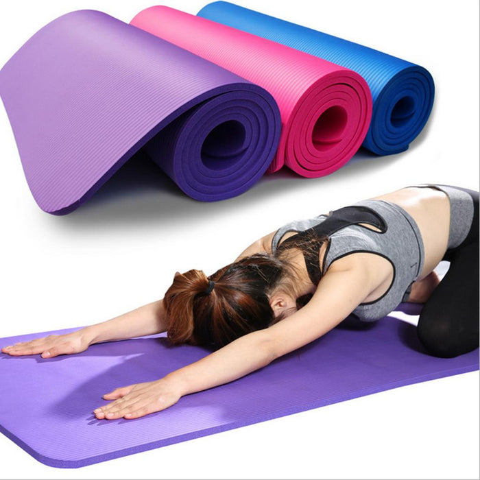 Crofta Yoga Pilates Mat Fitness Exercise Dance Women Men Home Cushion Pad Purple